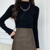 フェイクレザーロングスカート レディース 10代 | Dewlily | 詳細画像11 