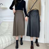 フェイクレザーロングスカート レディース 10代 | Dewlily | 詳細画像13 