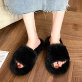 フェイクファールームサンダル レディース 10代 | Dewlily | 詳細画像8 