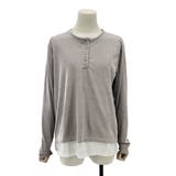 レイヤード風ドッキングシャツ レディース 10代 | Dewlily | 詳細画像14 