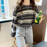 マルチボーダーTシャツ レディース 10代 | Dewlily | 詳細画像4 