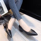 ブラック | ポインテッドトゥパンプス レディース 10代 | Dewlily