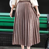 ベロアプリーツロングスカート レディース 10代 | Dewlily | 詳細画像13 