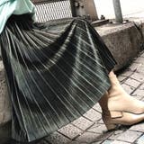 ベロアプリーツロングスカート レディース 10代 | Dewlily | 詳細画像2 