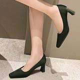 スクエアトゥシンプルパンプス レディース 10代 | Dewlily | 詳細画像11