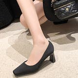 スクエアトゥシンプルパンプス レディース 10代 | Dewlily | 詳細画像13