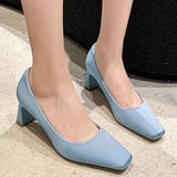 スクエアトゥシンプルパンプス レディース 10代 | Dewlily | 詳細画像3