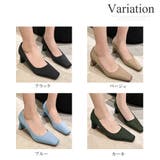 スクエアトゥシンプルパンプス レディース 10代 | Dewlily | 詳細画像5