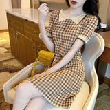 チェック柄ミニワンピース レディース 10代 | Dewlily | 詳細画像2 