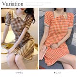 チェック柄ミニワンピース レディース 10代 | Dewlily | 詳細画像5 