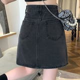 デニム風ミニスカート レディース 10代 | Dewlily | 詳細画像13 