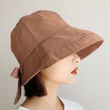ピンク | バックリボンバケットハット レディース 10代 | Dewlily