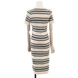 マルチボーダー半袖ワンピース レディース 10代 | Dewlily | 詳細画像19