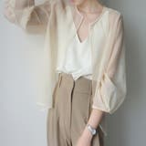 シアーカーディガン レディース 10代 | Dewlily | 詳細画像2 