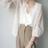 シアーカーディガン レディース 10代 | Dewlily | 詳細画像7 