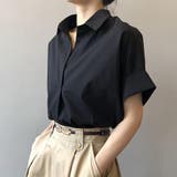 スキッパーシャツブラウス レディース 10代 | Dewlily | 詳細画像10 