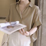 スキッパーシャツブラウス レディース 10代 | Dewlily | 詳細画像12 