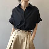 スキッパーシャツブラウス レディース 10代 | Dewlily | 詳細画像13 