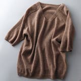 五分丈半袖サマーニット レディース 10代 | Dewlily | 詳細画像11 