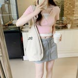 バイカラードッキングTシャツ レディース 10代 | Dewlily | 詳細画像13 