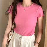半袖リブTシャツ レディース 10代 | Dewlily | 詳細画像13 