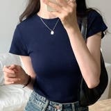 半袖リブTシャツ レディース 10代 | Dewlily | 詳細画像14 