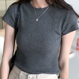 半袖リブTシャツ レディース 10代 | Dewlily | 詳細画像15 