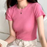 半袖リブTシャツ レディース 10代 | Dewlily | 詳細画像4 