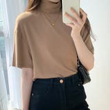 ハイネック半袖ニット レディース 10代 | Dewlily | 詳細画像11 