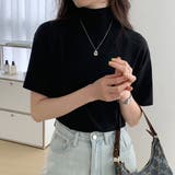 ハイネック半袖ニット レディース 10代 | Dewlily | 詳細画像9 