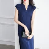 フレンチスリーブサマーニットワンピース レディース 10代 | Dewlily | 詳細画像13 