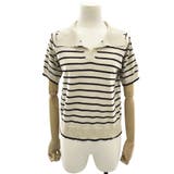 スキッパーボーダー半袖ニット レディース 10代 | Dewlily | 詳細画像15 