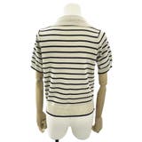 スキッパーボーダー半袖ニット レディース 10代 | Dewlily | 詳細画像17 