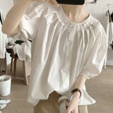 パフスリーブタックブラウス レディース 10代 | Dewlily | 詳細画像2 