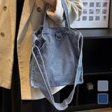 デニム風ショルダーバッグ レディース 10代 | Dewlily | 詳細画像1 