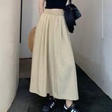 タックフレアスカート レディース 10代 | Dewlily | 詳細画像12 