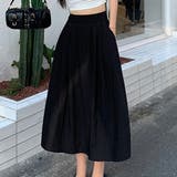 タックフレアスカート レディース 10代 | Dewlily | 詳細画像14 