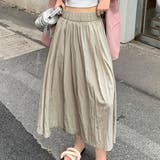 タックフレアスカート レディース 10代 | Dewlily | 詳細画像9 