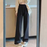 プレス加工スウェットパンツ レディース 10代 | Dewlily | 詳細画像3 