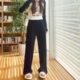 プレス加工スウェットパンツ レディース 10代 | Dewlily | 詳細画像8 