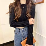 裾リボンクロップドニット 10代 20代 | Dewlily | 詳細画像2 