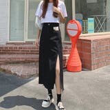 デニム風ロングスリットスカート 10代 20代 | Dewlily | 詳細画像11 