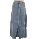 デニム風ロングスリットスカート 10代 20代 | Dewlily | 詳細画像16 