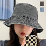 デニム風つば広バケットハット 10代 20代 | Dewlily | 詳細画像1