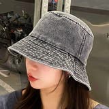 デニム風つば広バケットハット 10代 20代 | Dewlily | 詳細画像2