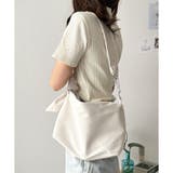 アイボリー | ワンショルダーソフトバッグ レディース バッグ | Dewlily