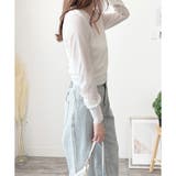 Vネックシースルーカーディガン レディース 韓国 | Dewlily | 詳細画像14 