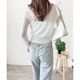 Vネックシースルーカーディガン レディース 韓国 | Dewlily | 詳細画像15 