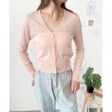 Vネックシースルーカーディガン レディース 韓国 | Dewlily | 詳細画像20 