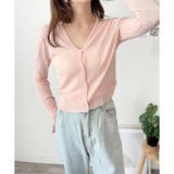 Vネックシースルーカーディガン レディース 韓国 | Dewlily | 詳細画像22 